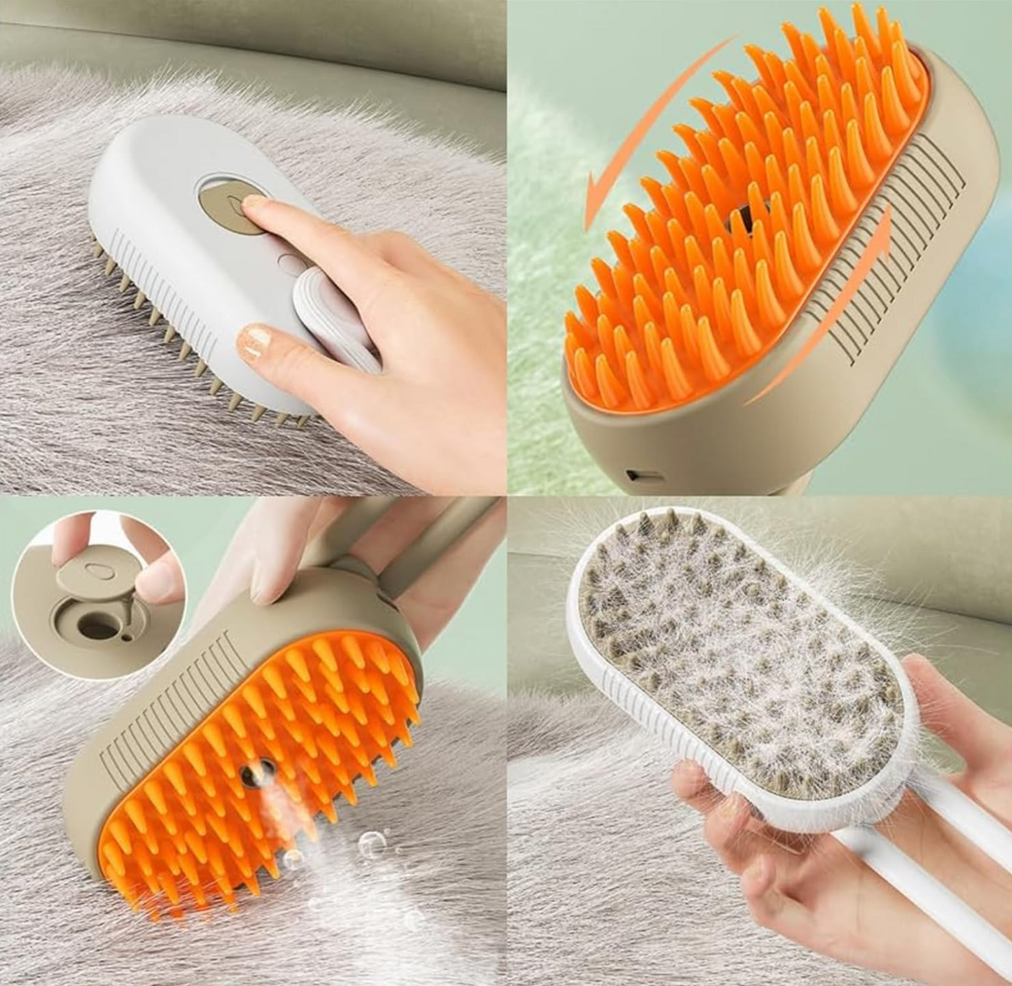 Pet Pamper Steam Brush