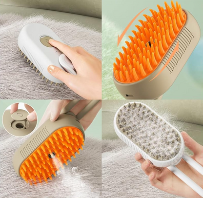 Pet Pamper Steam Brush