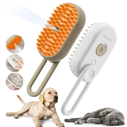 Pet Pamper Steam Brush