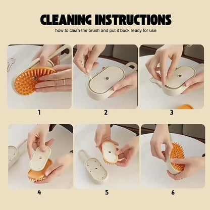 Pet Pamper Steam Brush